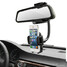 Phone GPS Holder Stand Cradle For Cell Mirror Mount Universal Degree Car Rear View - 2