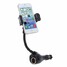 Port Phone Charger Car With Dual USB Cigarette Lighter Stand - 1