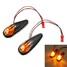 2x LED Light Indicators Lamp Amber Universal Motorcycle Turn Signal - 2