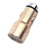 Dual USB Port Multi-function Car Safety Hammer Aluminum Alloy Charger - 5