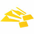 6pcs Yellow Car Window Tinting Glass Tint Vinyl Sticker Installation Scraper Tool Kit - 4