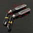 Signal Indicator Blinkers Amber 4pcs Light Shell Motorcycle LED Turn Carbon Body - 5