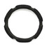 Fabric Black Car Steel Ring Wheel Cover Sandwich Anti-slip Type Sport 38CM - 1