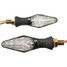 Turn Signal Indicators Red Universal Light Blinker 12V Motorcycle LED Amber - 3