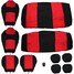 Cushion Covers Breathable Universal Car Seat Red Sedans Tirol Gray SUV 10pcs - 4