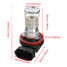 Headlight DRL 4.8W 3014 48SMD LED Car White 600Lm H8 Fog Light Bulb - 2