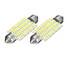 LED Light Lamp Bulb White 2Pcs Car Interior 3W Roof 41MM - 6