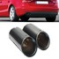 New Car Exhaust Muffler Pair Black B8 Audi A4 Tail Pipe Q5 Tips 1.8T 2.0T - 1