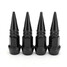 Auto Bike Dustproof Shape Spike 4pcs Stem Valve Caps Wheel Aluminum Car Tire - 1