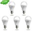 Cool White Ac 85-265 V A19 5 Pcs Led Globe Bulbs Duxlite 10w E26/e27 - 1