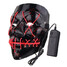 Light Different Black Fancy LED Face Creepy Colors Mask Toys Costume Party Halloween - 1