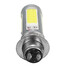 12V Car Turn Signal light H6M COB Indicator 25W Lamp Bulb White - 7