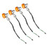 4pcs Indicators Brake Signal Light Bulb 12V Motorcycle Turn Lamp Amber - 4