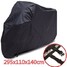 Motorcycle 295x110x140cm XXXL Cover Waterproof BLACK MOTORCYCLE - 5