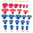 Damage Removal Tool Car Dent Repair 25pcs Pulling Tabs Paintless Body Slide - 3