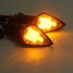 Amber 10LEDs Turn Signal Blinker Light Indicator Universal Motorcycle 4pcs - 2