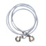 Emergency Rescue Rope Hooks Cable with Steel 4M Leash Metal Trailers Tow - 4