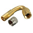 Brass Valve Extension Motorcycle Car Degree Angle Type Scooter Air Adaptor - 2