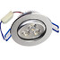 3w Warm White Light 280lm Ceiling Lamp Silver White Ac 85-265v 3-led - 2