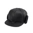 Cap Fleece Leather Winter Warm Flat Hat Driving Men Ear - 5