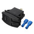 UTV Dual USB Charger Rocker Switch Backlit Blue LED Boat Car 12V-24V Waterproof - 2