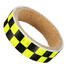 Caution Reflective Sticker Dual Warning Color Chequer Roll Signal - 7