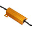 Load Resistor Error Canceller Decode LED Car Fog Light Canbus Singal 60R 50W - 4