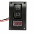 Marine Boat Voltage Voltmeter Battery Test Caravan Rocker Switch 12V LED Panel Car - 3