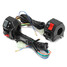 8inch Handlebar Switch Motorcycle Turn Signal Headlight 22mm 12V Electrical Start Horn - 2