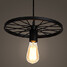 Retro Wrought Iron Lamps Chandeliers American Loft Pendant Restaurant Bar Industrial Style - 1