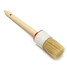 Round Wax Oil Brush Wooden Paint Coating Tool Kit Handle - 5