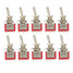 DPDT On-Off-On 10pcs 5A Red 6 PINs 3 Position 120Vac 2A Toggle Switch 250VAC - 1