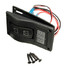 Panel LED Marine Boat Battery Rocker Switch 12V Dual LED Test Voltage Voltmeter - 4