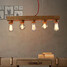 Handmade Led Chandelier Edison Wood Hanging Pendant Lamp - 5