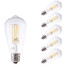 Decorative Ac 220-240 V 6 Pcs Cob E27 Dimmable St58 Warm White Led Filament Bulbs - 1