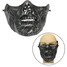 Zombie Military Party Skull Skeleton Halloween Costume Half Face Mask - 2