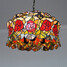 Glass Fixture Retro Tiffany 16inch Living Room Shade Light - 7