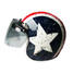 Half Helmet Flag Stripe STAR Harley Lucky American - 3