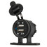 5V 1A Waterproof Cigarette 2.1A Car Dual USB Car Charger - 3