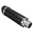 Carbonfiber Exhaust Muffler Pipe Style Short Universal Motorcycle 38-51mm Silencer Long - 7