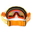 Frame Bike Helmet Anti-UV Motocross Goggles Off-Road ATV Eyewear Orange - 4