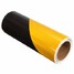 Black Tape Sticker Night Reflective Warning Safety 20CM Traffic 5cm Yellow Strip 10cm - 2