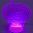 Effect Colorful Night Lamp Mini Warm White 100 3d - 2