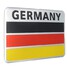Car Sticker Decal 3D Pair Badge Emblem Germany Flag Decoration Aluminum - 2