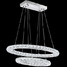 Living Room 240v Ring Fcc Pendant Light Crystal Double Led Modern - 3