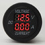 Voltage Meter 12V-24V Voltmeter Ammeter Motorcycle Auto Car LED digital - 8