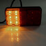 12V Rear Tail Brake Stop Light Caravan Indicator Lamp Pair LED Trailer Truck Lorry - 7