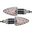 Universal Motorcycle Bike 15 LED Indicators Amber Turn Signal Lights Lamp - 5