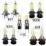 A pair of H7 H9 Xenon Light Bulbs Lamps DC12V HID 3000K 55W Yellow 9005 9006 - 1