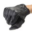 Touch Screen Gloves Riding Racing Bike Motorcycle Leather Protective Armor Black - 5